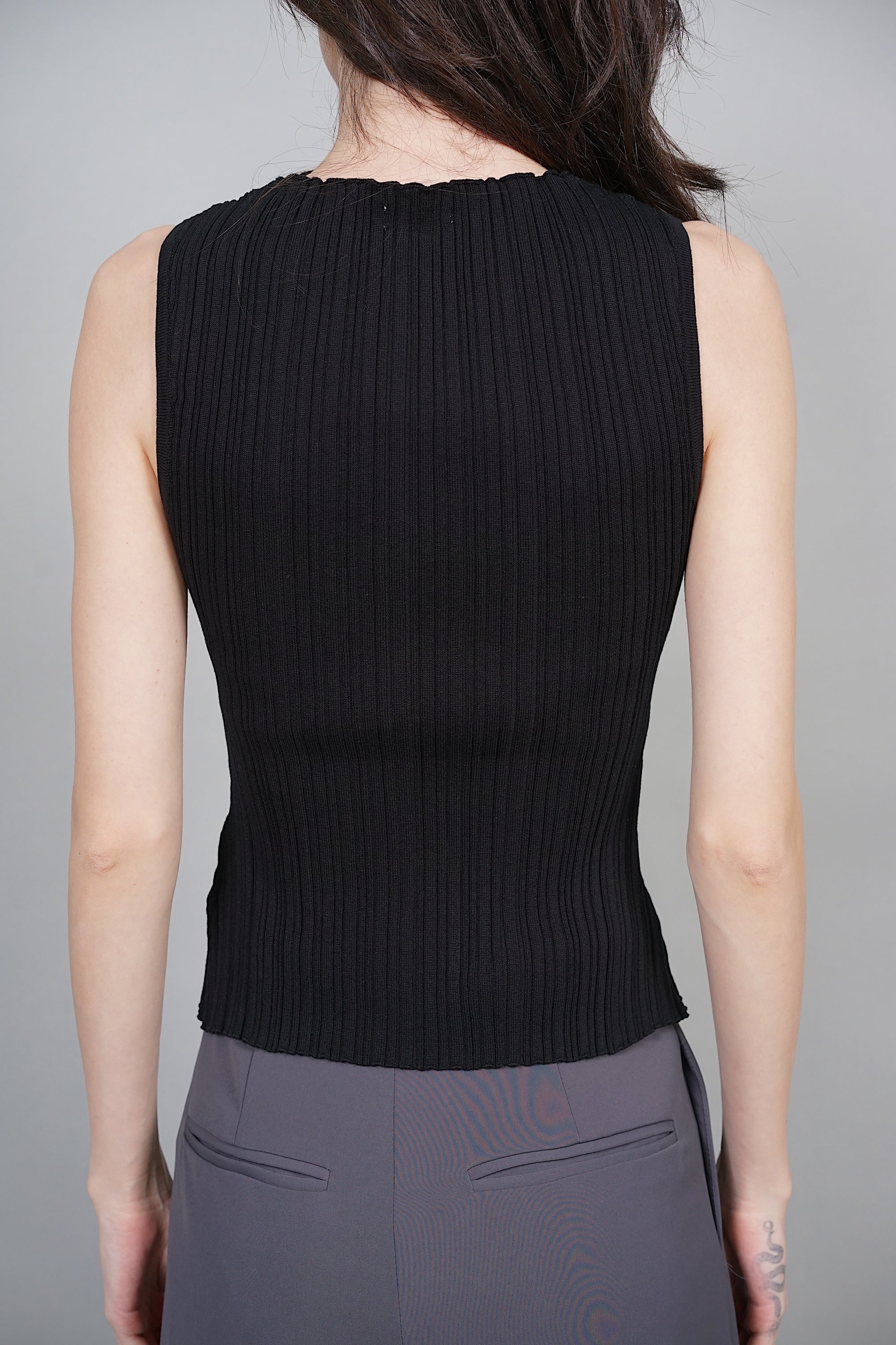 Dolan Knit Top in Black