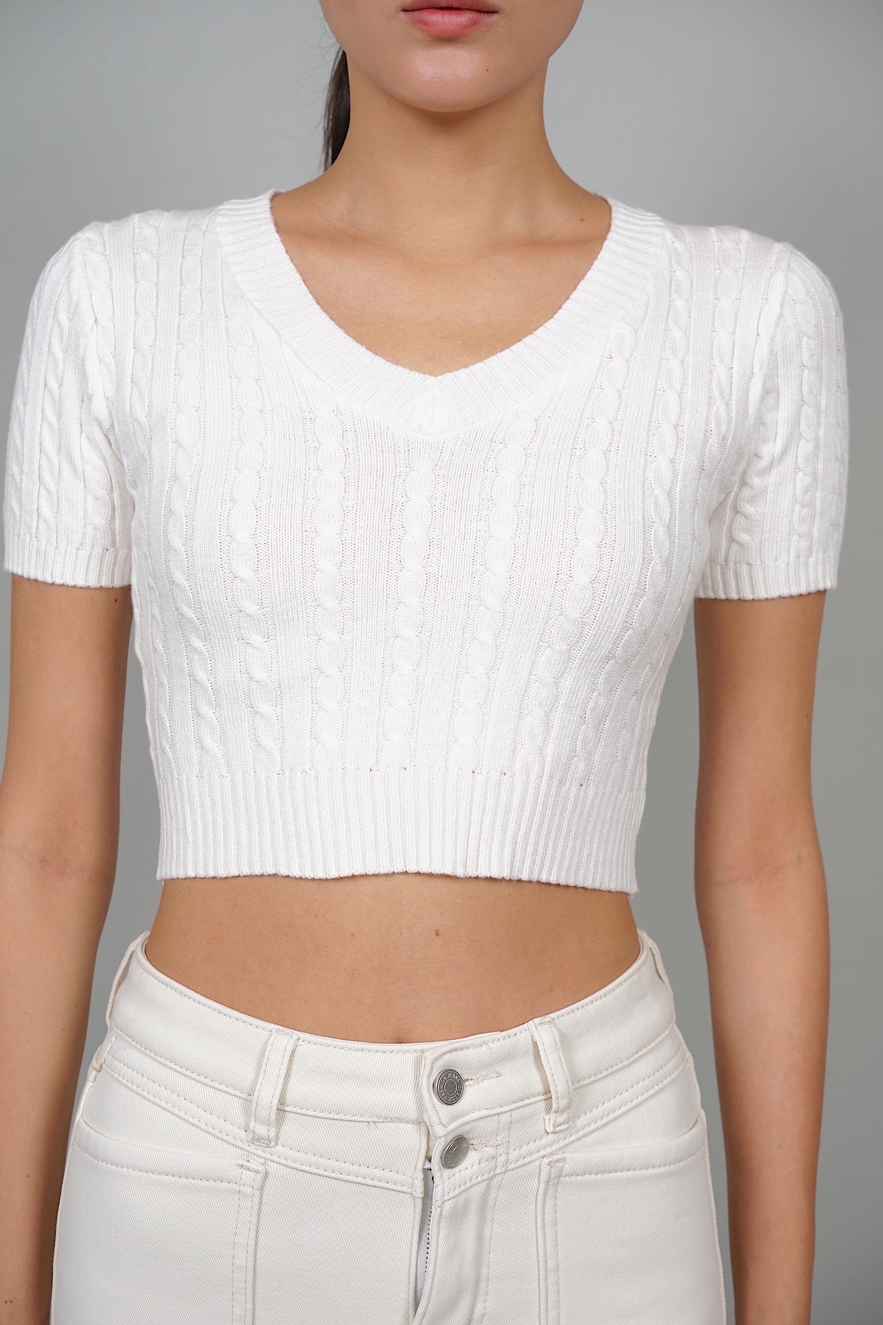 EVERYDAY / Jade Top in White