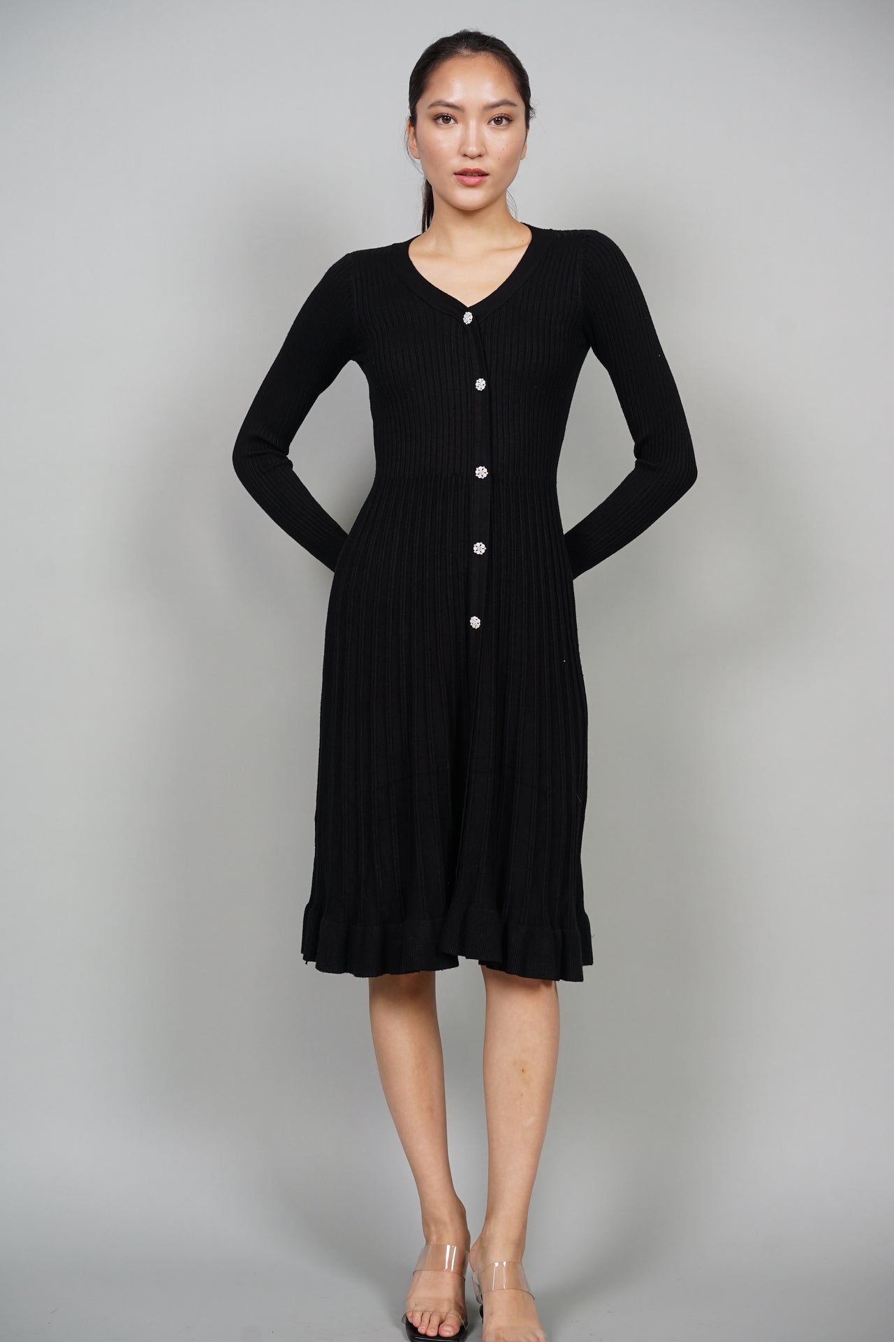 EVERYDAY / Charlie Knit Dress in Black