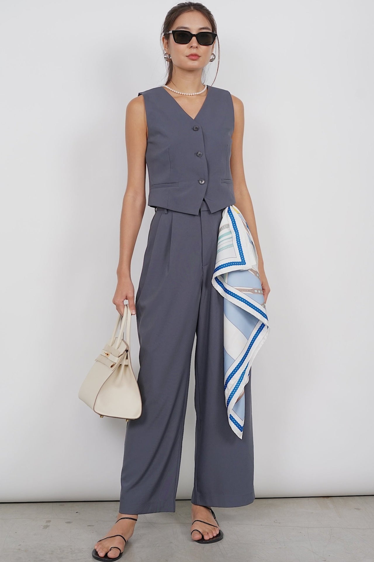 Elsie Pants in Slate