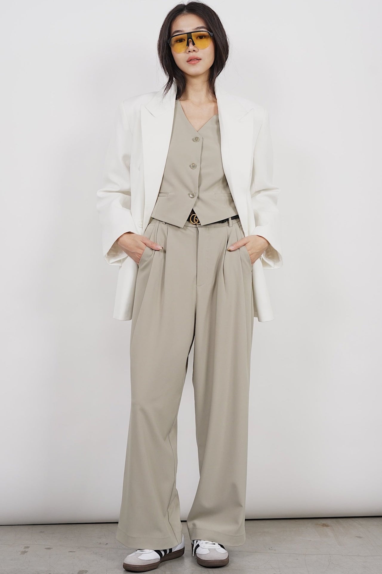 Elsie Pants in Taupe