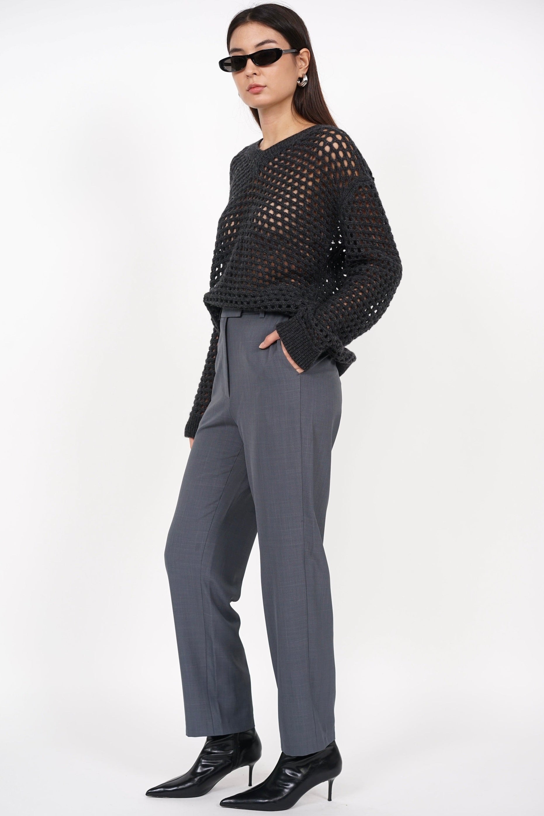 Hoshino Suit Pants in Gris