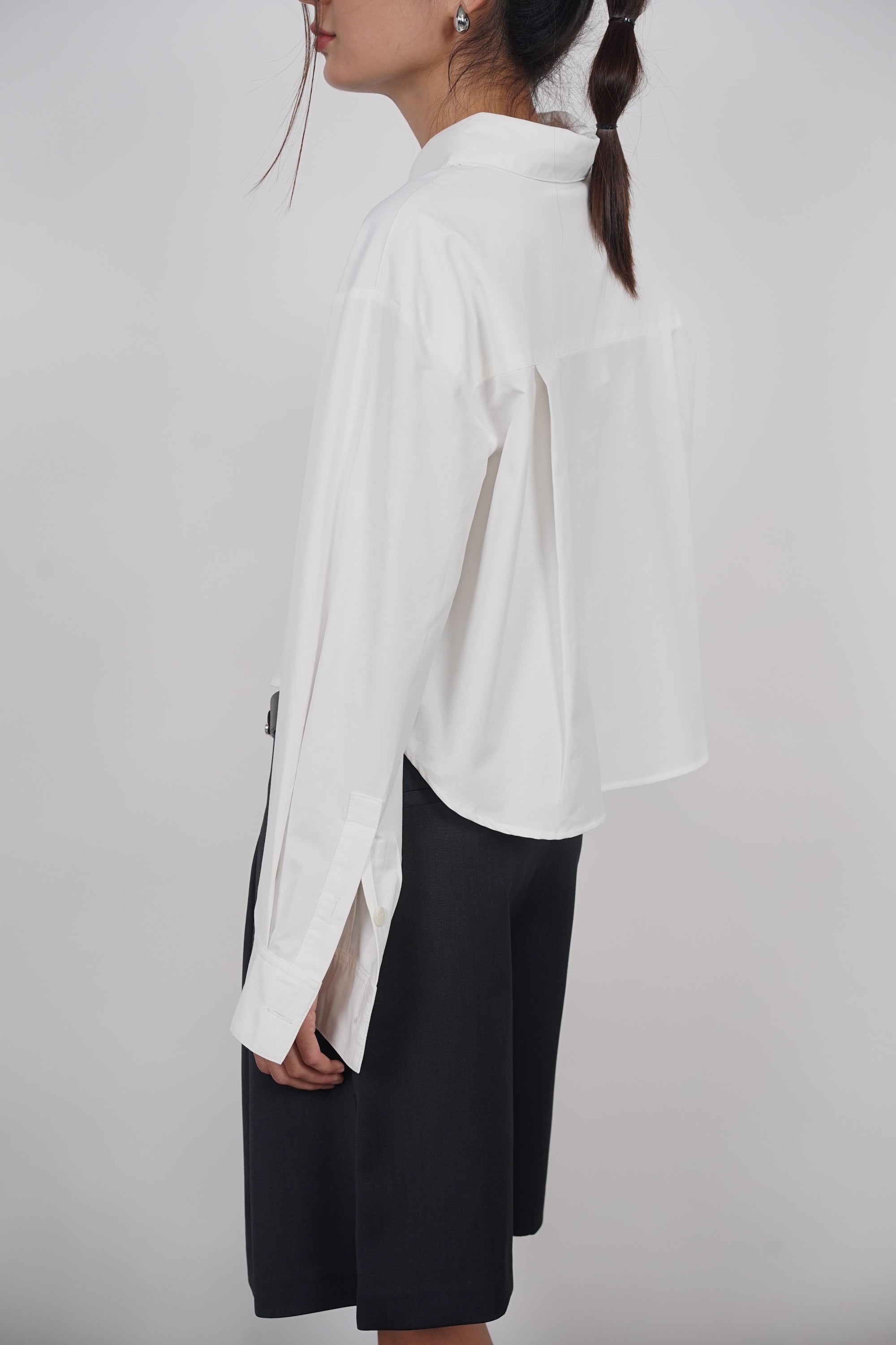 Oversized Button Down Shirt in White