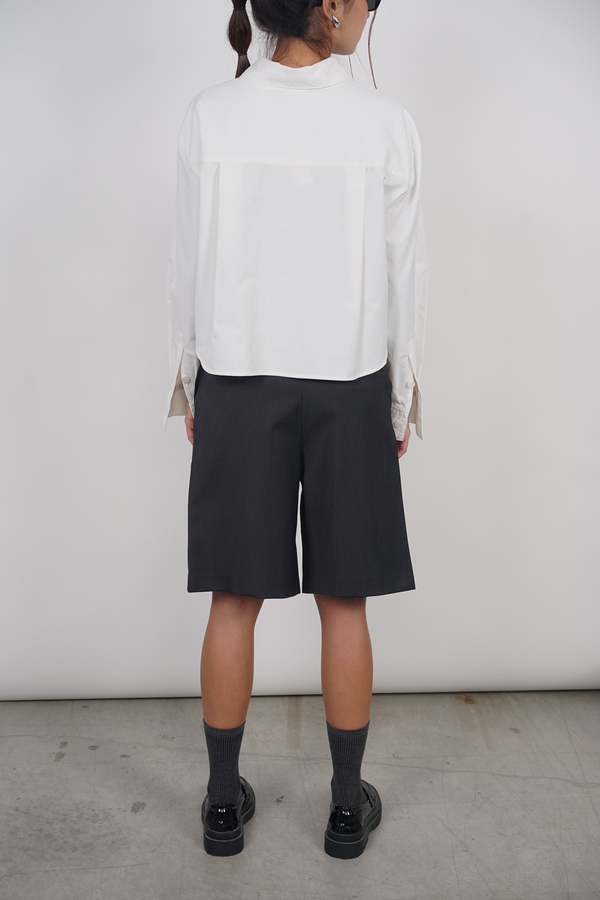Oversized Button Down Shirt in White