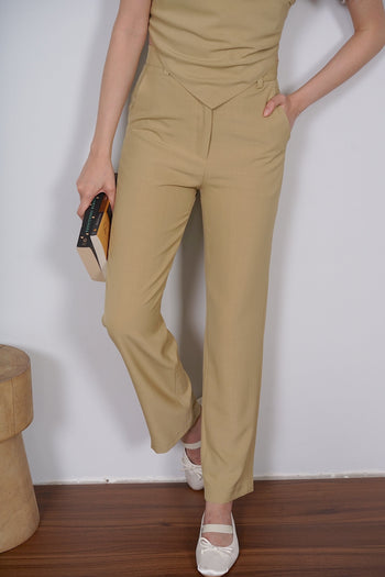 Hoshino Suit Pants in Chai
