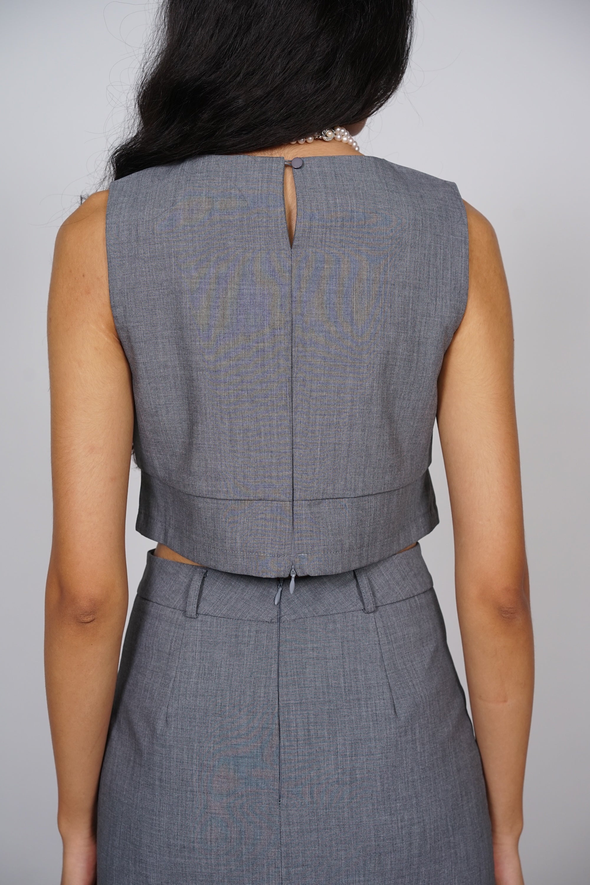 Technical Top in Misty Grey