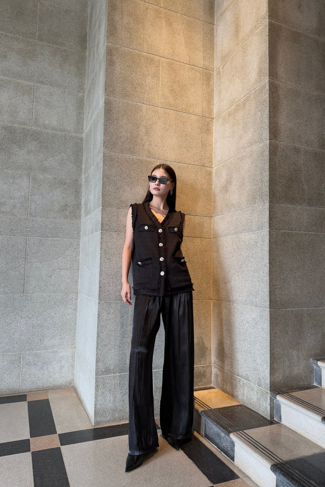 Comfy Wide Leg Pants in Black