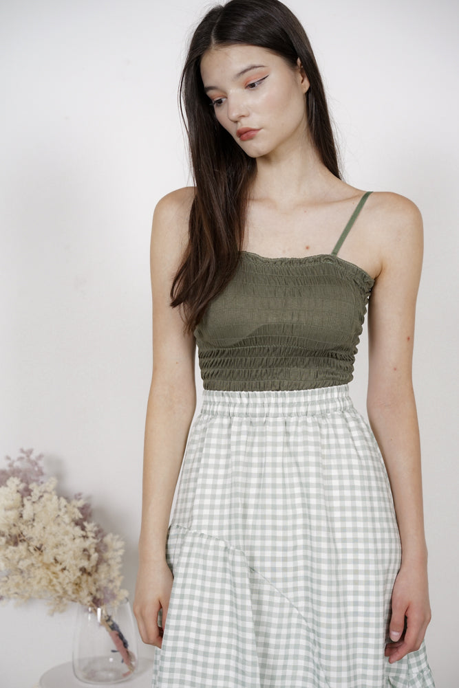 Baelyn Top in Forest Green